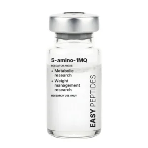 5-amino-1MQ research peptide vial, Easy Peptides