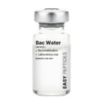 Bac Water research peptide vial, Easy Peptides