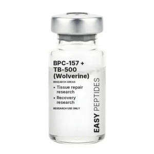 BPC-157 + TB-500 (Wolverine) research peptide vial, Easy Peptides