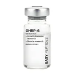 GHRP-6 research peptide vial, Easy Peptides