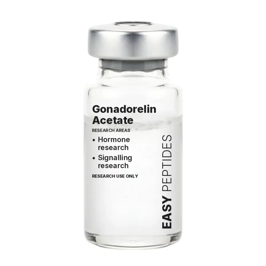 Gonadorelin Acetate vial Gonadorelin Acetate research peptide vial, Easy Peptides