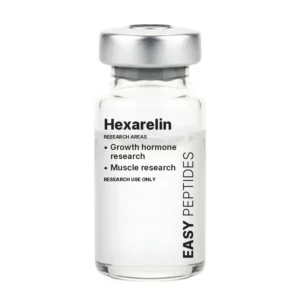 Hexarelin research peptide vial, Easy Peptides