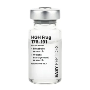 HGH Frag 176-191 research peptide vial, Easy Peptides