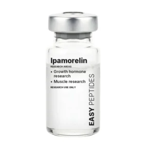 Ipamorelin research peptide vial, Easy Peptides