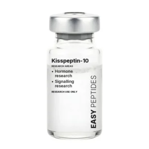 Kisspeptin-10 research peptide vial, Easy Peptides