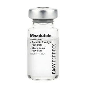 Mazdutide research peptide vial, Easy Peptides