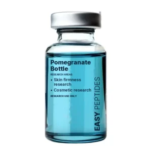 Pomegranate Bottle research peptide vial, Easy Peptides